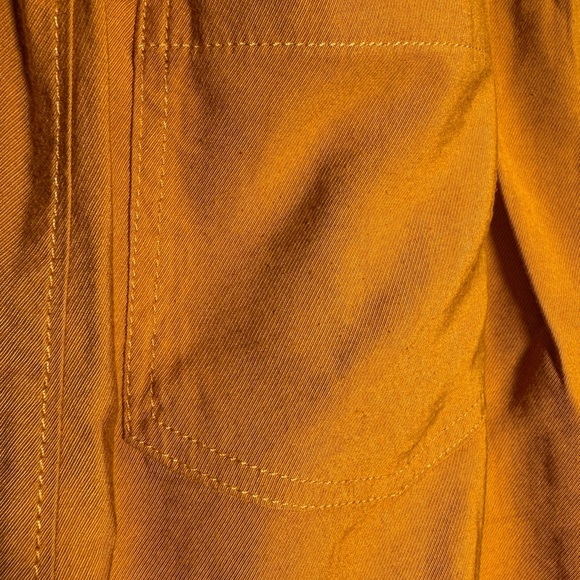 Madewell Women’s Dunaway Paperbag Pants w Tie Waist Golden Pecan Size Medium - Picture 10 of 10